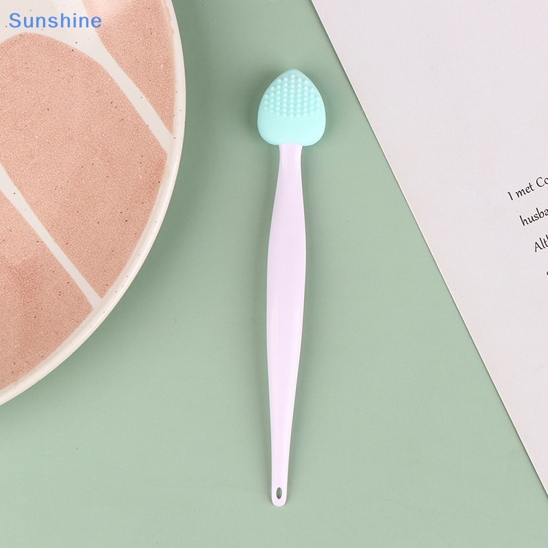 1 Bàn Chải Silicone Rửa Mặt Làm Sạch Mụn Đầu Đen Chăm Sóc Da