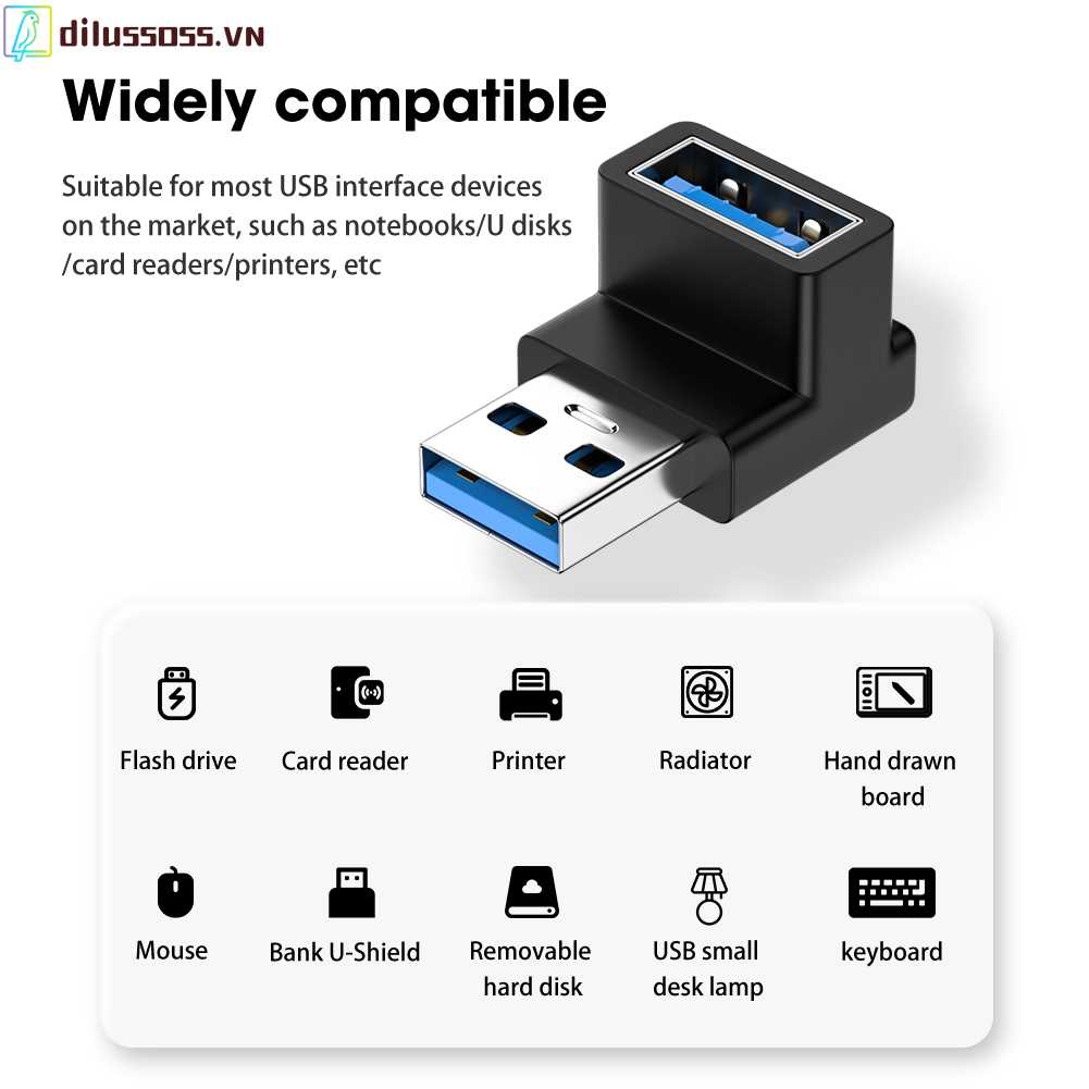 Cáp ChuyểN ĐổI OTG 10Gbps USB 3A 3.0 Type U Cho Macbook