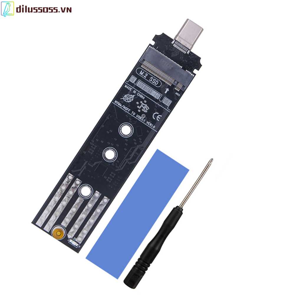 Đầu Chuyển Đổi NVMe Sang Type C M.2 USB C Cho Almost M.2 (NGFF) NVMe / SATA SSD