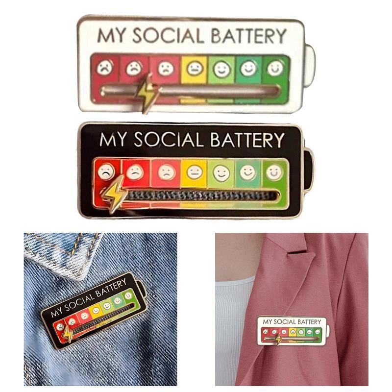 [Fenteer1] Trâm Cài Áo Trang Trí Dễ Thương Vui Nhộn Dành Cho Túi Xách 7 Tuần