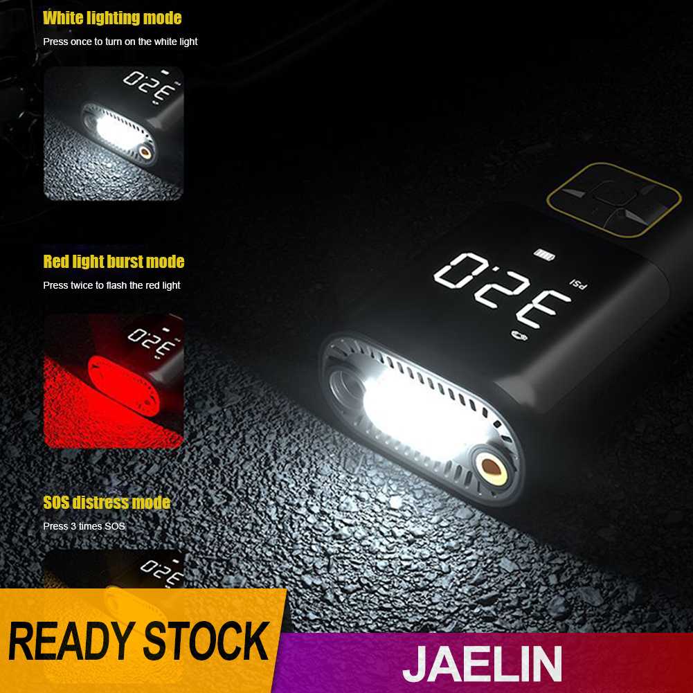 Máy Bơm Lốp Xe Điện Tử Mini 4000mAh 150PSI Type-C USB Có Thể Sạc Lại