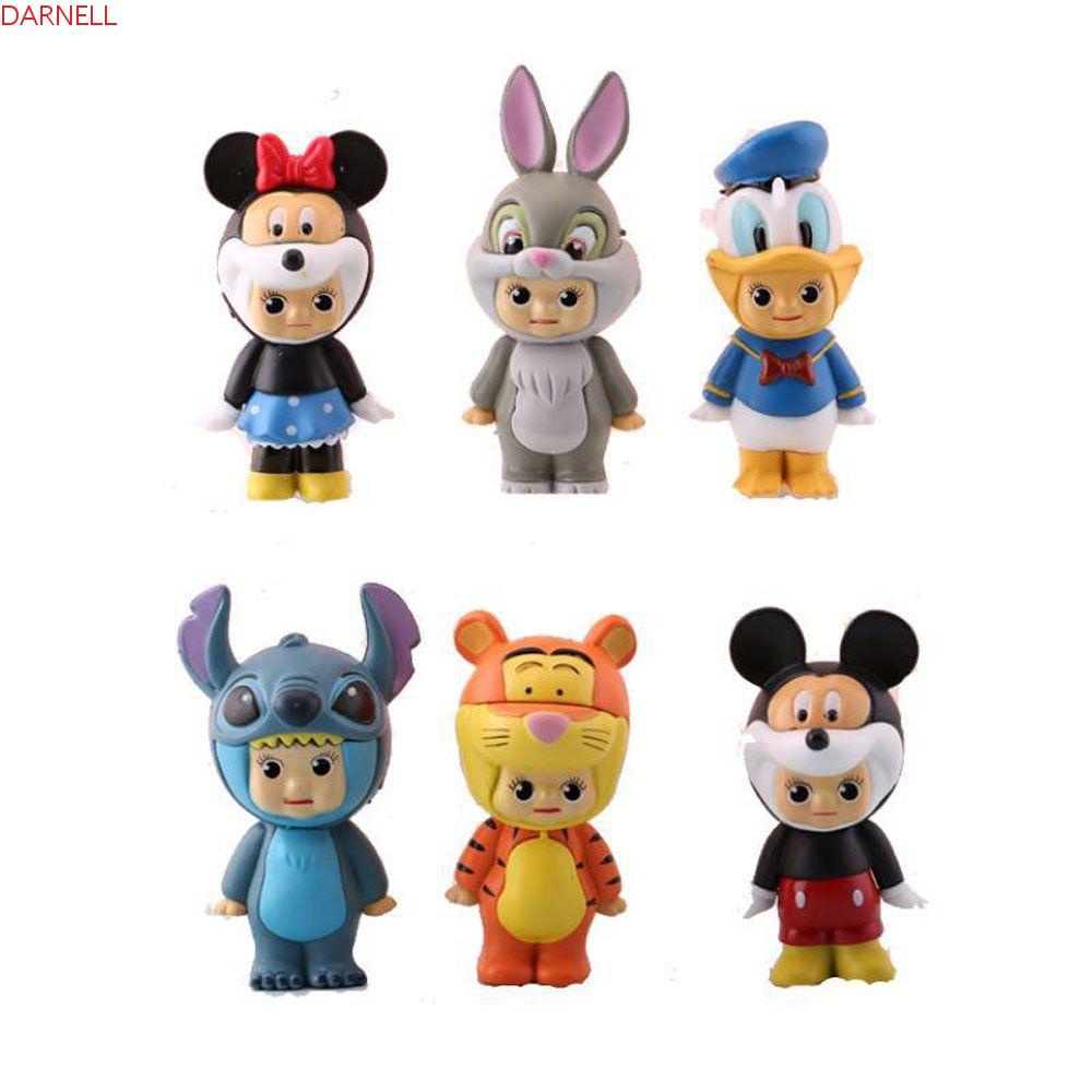 Set 6 Mô Hình Các Nhân Vật Hoạt Hình Xinh Xắn Dùng Để Trang Trí Nội Thất