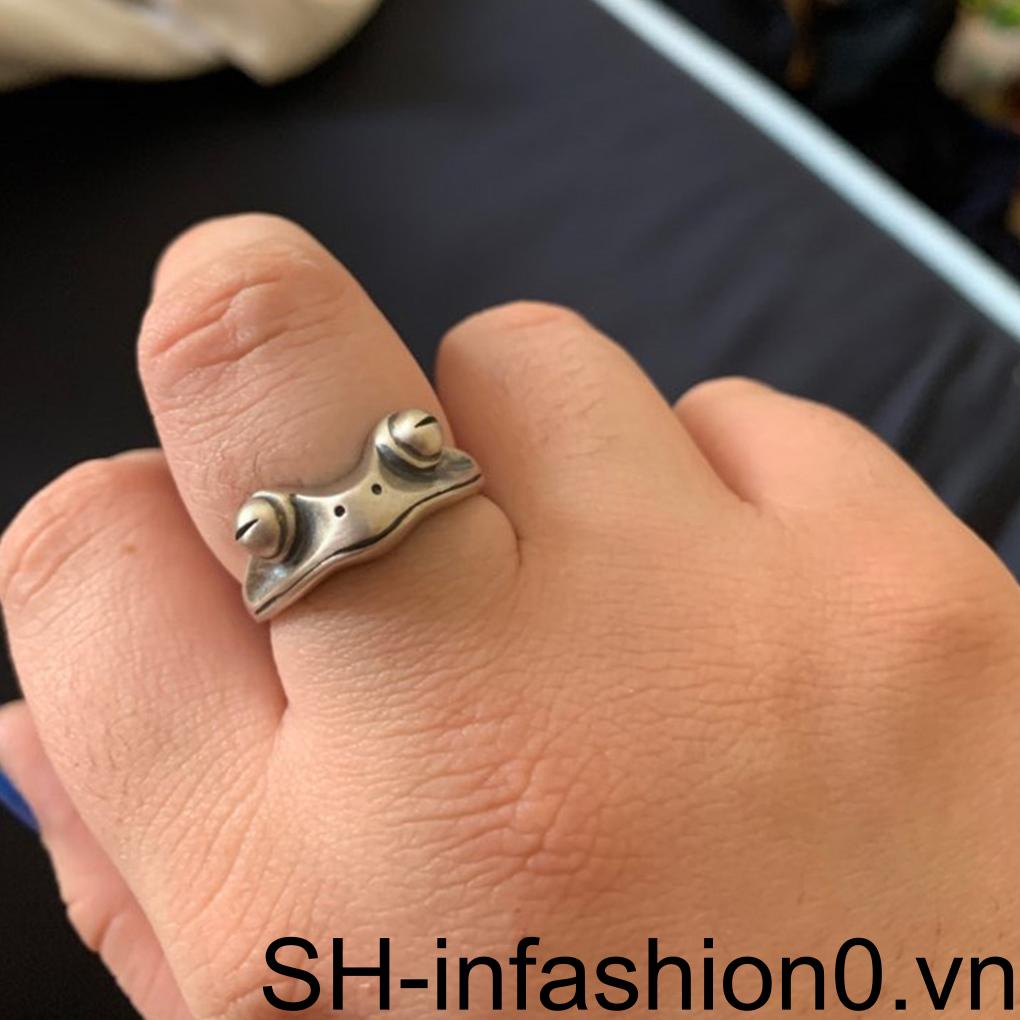 Nhẫn Hở Unisex Bằng Kim Loại Hình Động Vật Dễ Thương