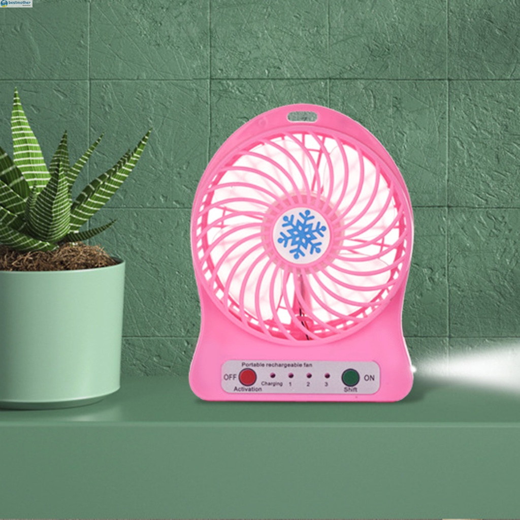 Quạt mini sạc usb Cầm Tay Màu Sắc Tươi Sáng Tiếng Ồn Thấp