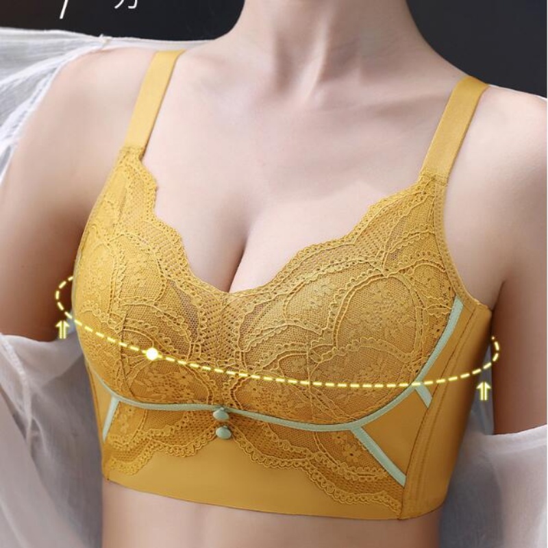 Bộ Đồ Lót Nâng Ngực Không Gọng Thép Có Thể Điều Chỉnh Hỗ Trợ Ngăn Ngừa Chảy Xệ