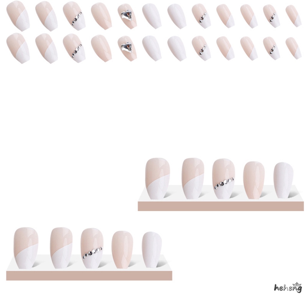 Móng Tay Giả Múa Ba Lê Trong Suốt Dạng Nhấn Trang Nhã Và Thanh Lịch