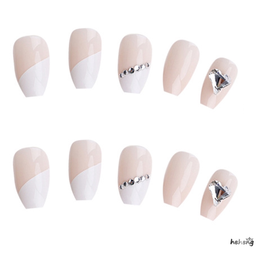 Móng Tay Giả Múa Ba Lê Trong Suốt Dạng Nhấn Trang Nhã Và Thanh Lịch