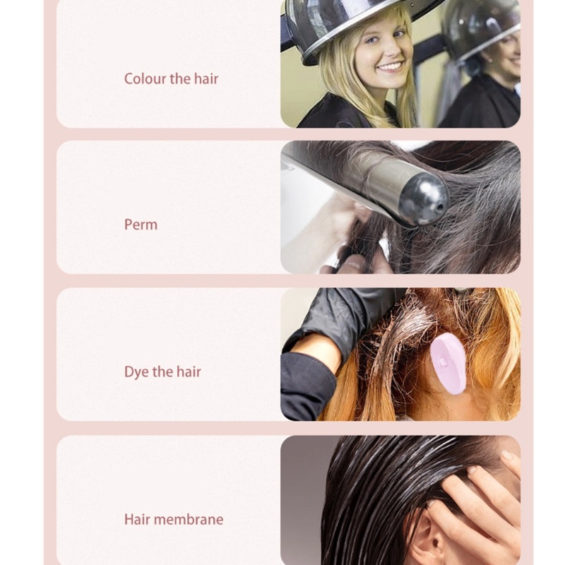 1 Cặp Bọc Silicone Bảo Vệ Tai Khi Nhuộm Tóc Tiện Dụng