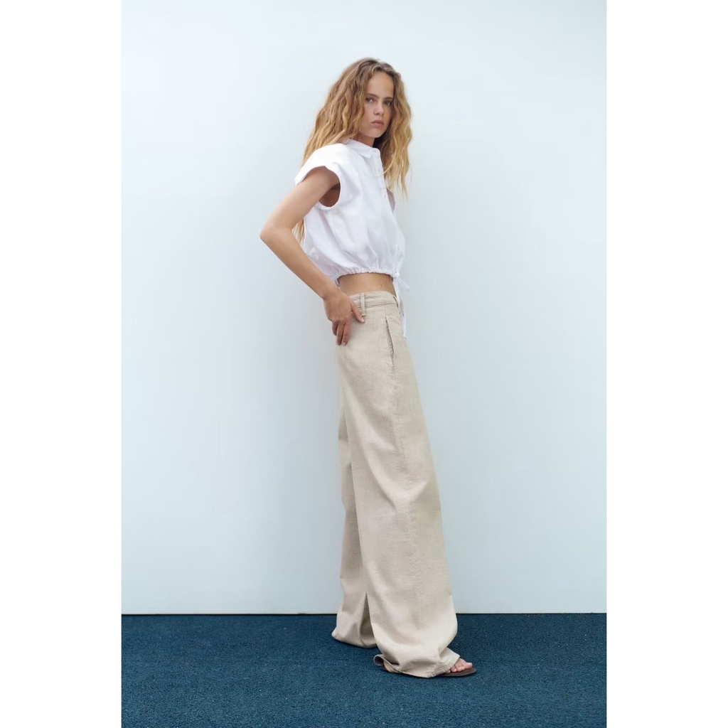 Hàng Mới Về Áo Sơ Mi Lụa Đính Nơ Phong Cách Âu Mỹ Thời Trang Mùa Hè 2023 w09 68161