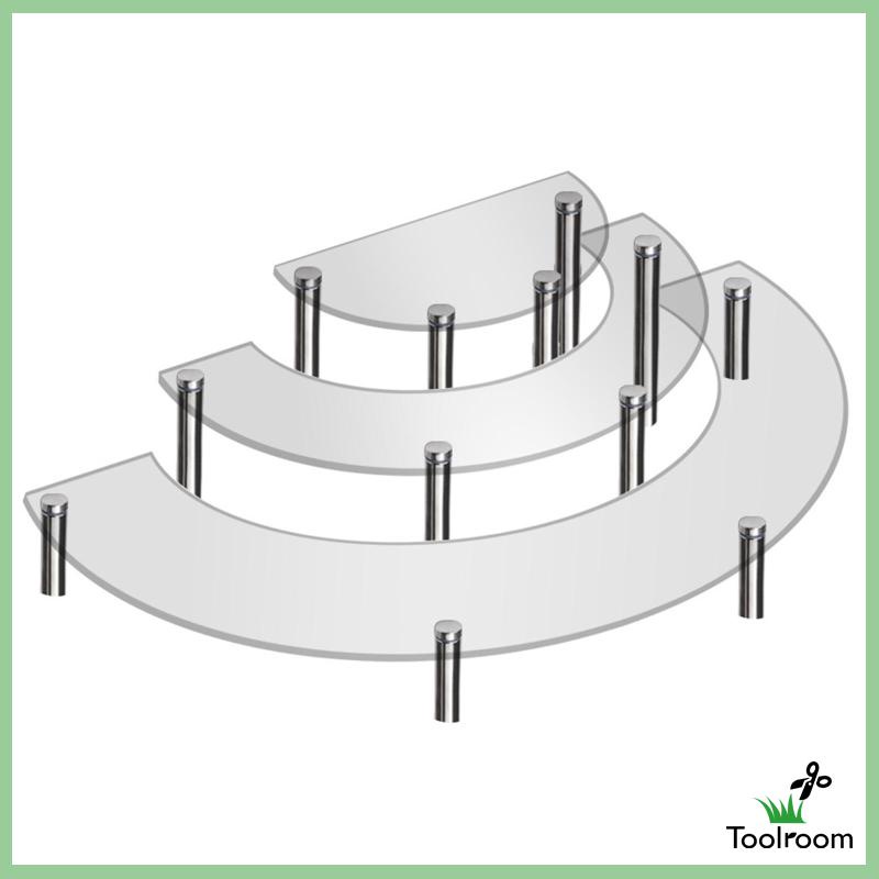 Giá Đỡ Trưng Bày Bánh Cupcake / Sơn Móng Tay Hình Bán Nguyệt Bằng Acrylic Tiện Dụng Cho Gia Đình / Tiệc Cưới