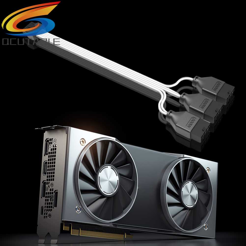 Cáp Mở RộNg 5.0 30cm 16AWG Cho GPU RTX 3090Ti 4070Ti 4080 4090