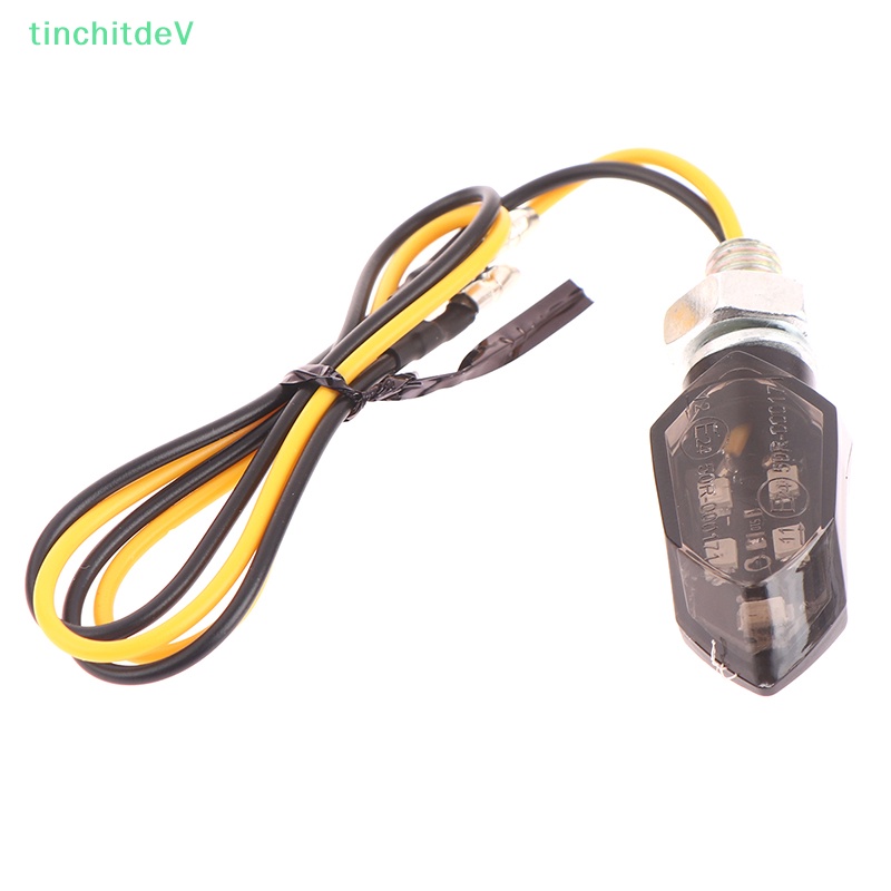 Đèn Tín Hiệu 5LED 12V Hai Dây Mini Màu Đen Cho Xe Máy