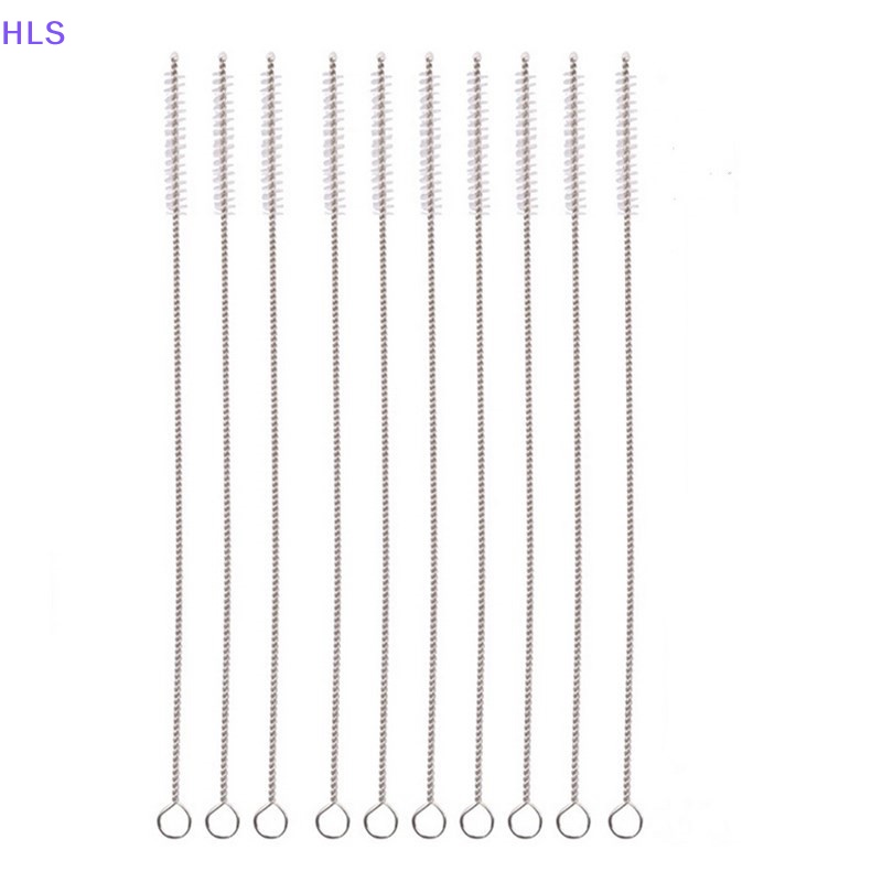 Set 10 Cọ Vệ Sinh Ống Hút Thủy Tinh / Ống Hút Tiện Dụng