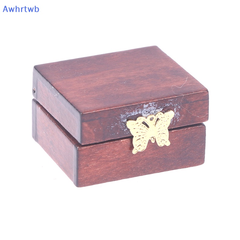 1 Bộ Hộp Trang Sức Mini Cho Nhà Búp Bê Mới