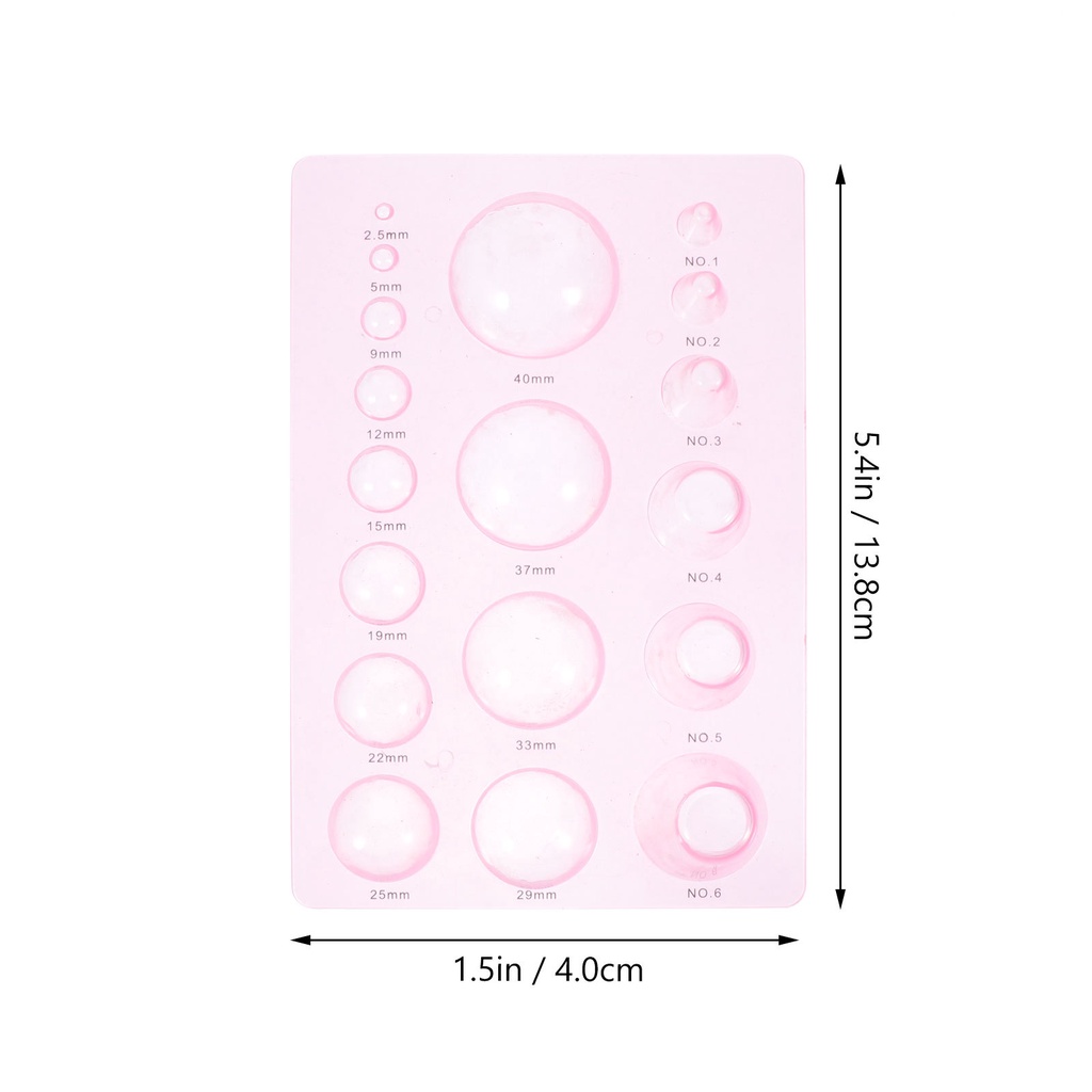 Set 2 Khuôn Nhựa Làm Giấy Quilling Mini