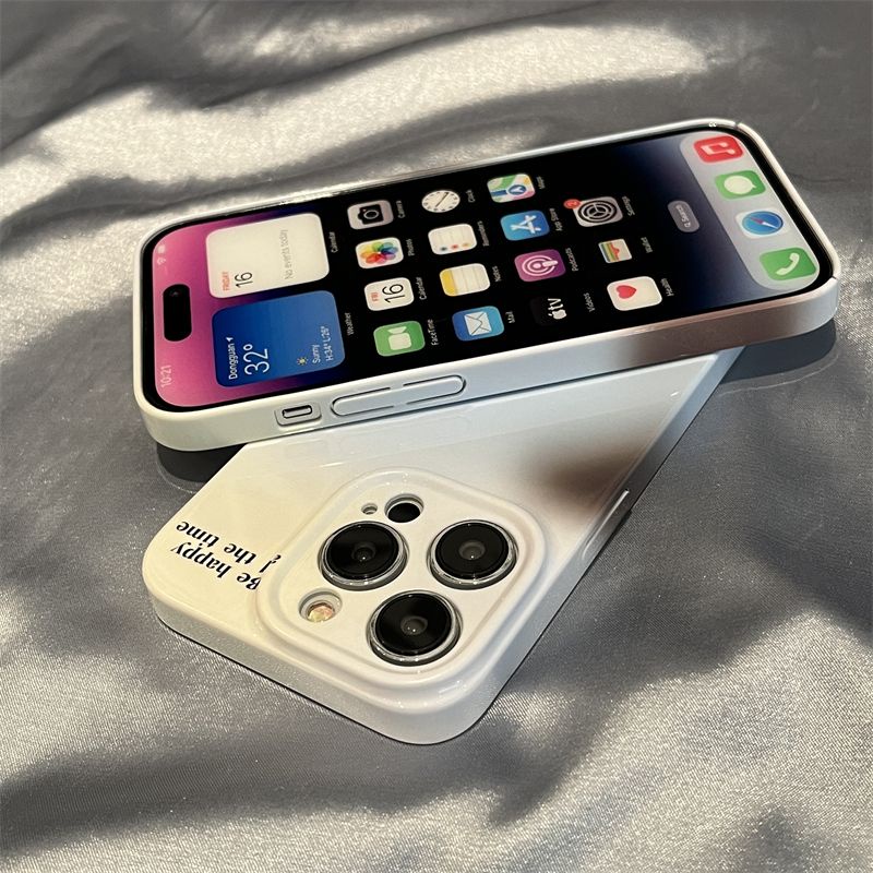 Ốp Điện Thoại Cứng In Hình Gấu Nâu Cho iphone13promax7 / plus 11 / Blue Film 12 mini814 PS8N