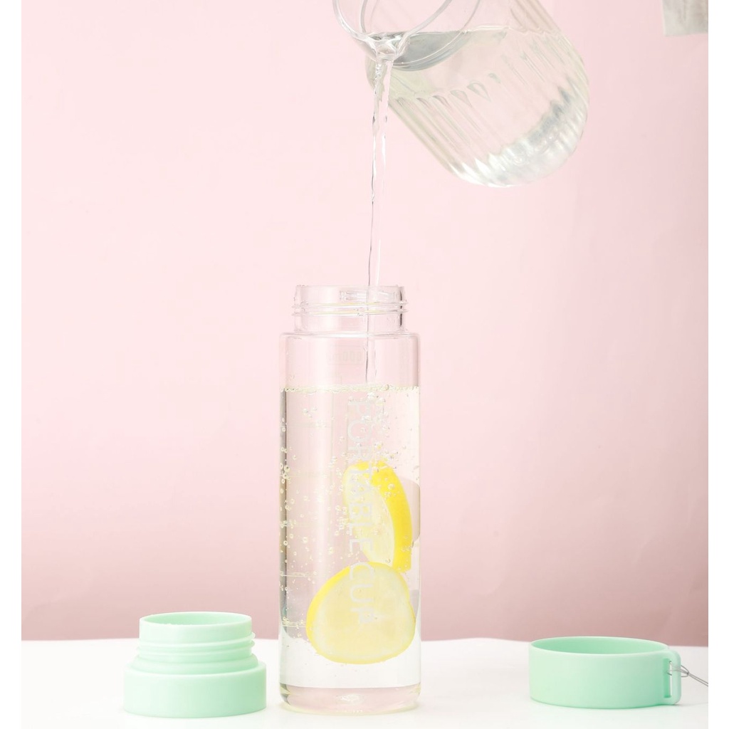 Bình Nước Nhựa PC Dung Tích Lớn 800ML Thiết Kế Xinh Xắn Tiện Dụng Cho Học Sinh