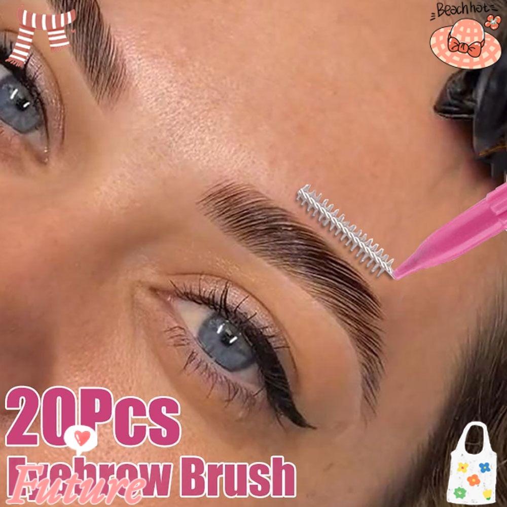 Set 20 Cọ Chuốt Lông Mày Mini Dùng Một Lần Tiện Dụng