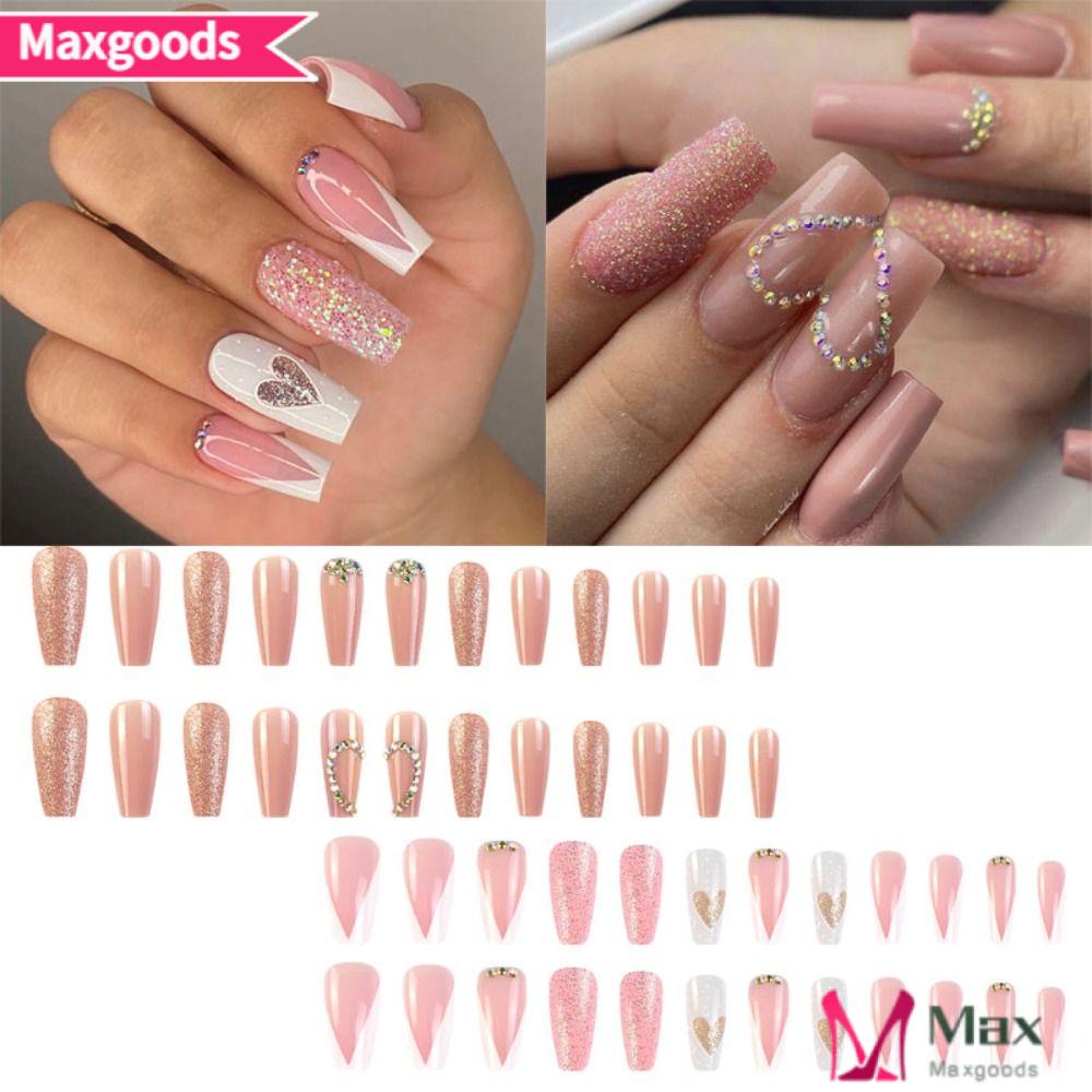 Móng Tay Giả Có Thể Tháo Rời Che Phủ Toàn Diện Kiểu Pháp