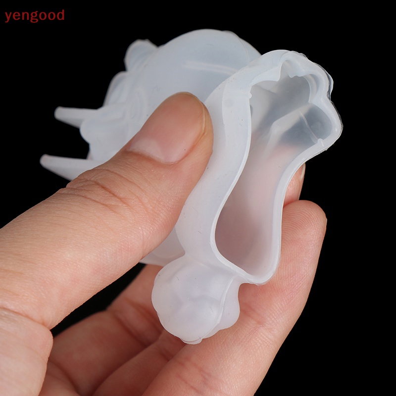 Khuôn Làm Bắp Rang Hình Sư Tử / Chữ U Bằng Epoxy Độc Đáo Tiện Dụng