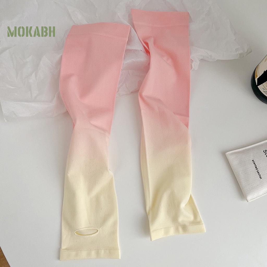 1 Cặp Ống Tay Áo Chống Tia UV Nhanh Khô Màu Gradient Thời Trang Mùa Hè Cho Nam Và Nữ