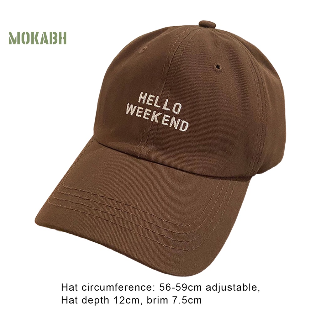 Mũ Lưỡi Trai Thêu Chữ Phong Cách Nhật Bản Thời Trang Xuân Hè Cho Nữ