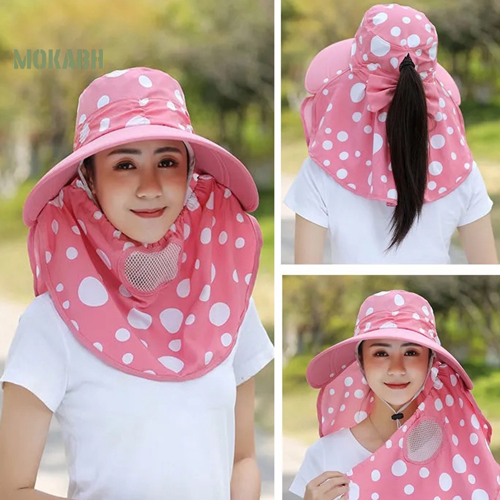 Nón Rộng Vành Đi Biển Bằng Chất Liệu Cotton Kiểu Dáng Hợp Thời Trang Dành Cho Nữ