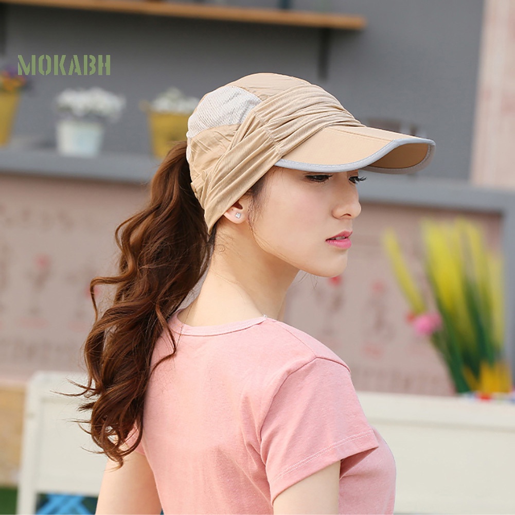 Mũ Lưỡi Trai Có Tấm Che Mặt Chống Tia UV Có Thể Gấp Gọn Dùng Khi Đi Du Lịch Ngoài Trời