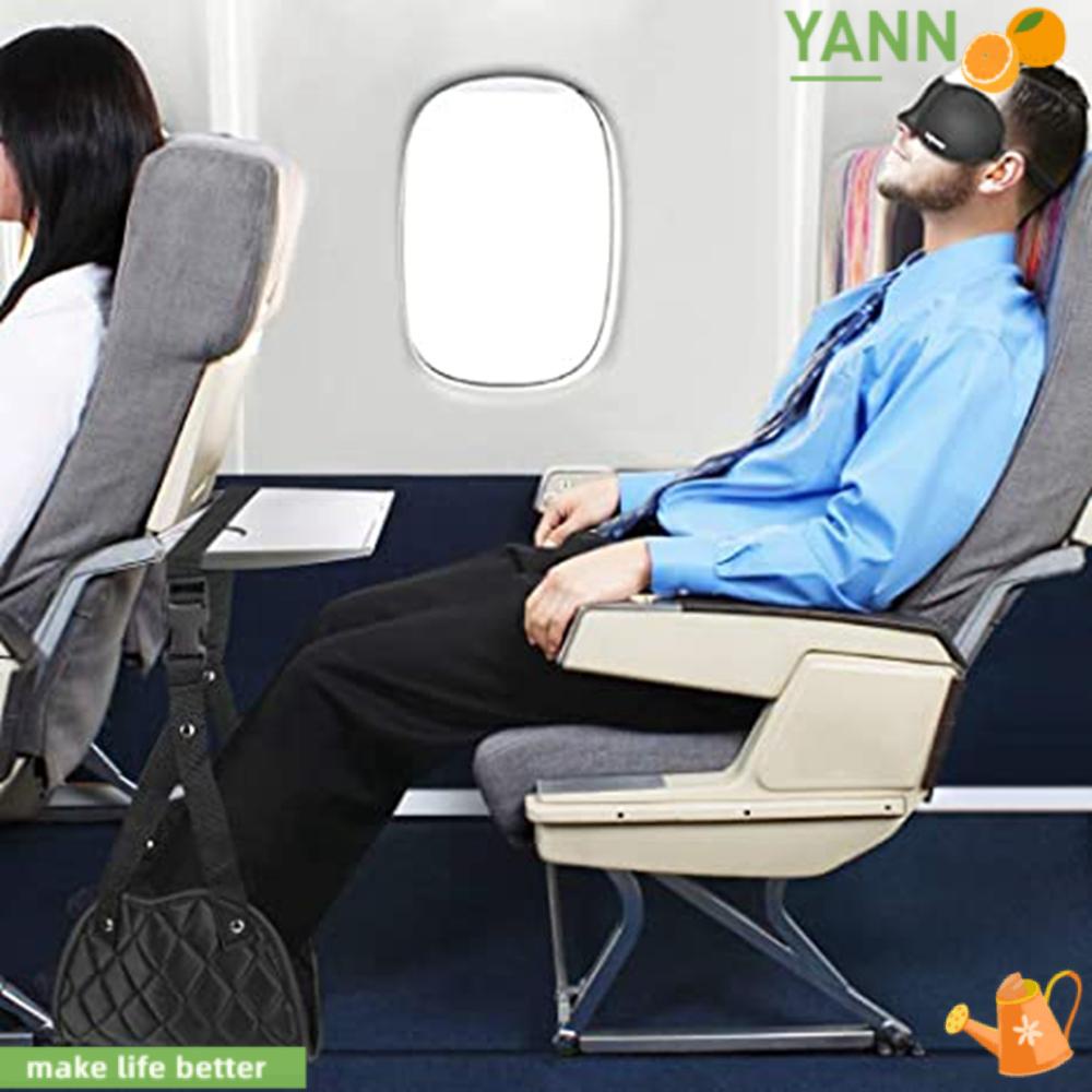 Võng Gác Chân Vải Oxford Phối Lưới Thoáng Khí Kèm Móc Treo Tiện Dụng Khi Đi Máy Bay 1