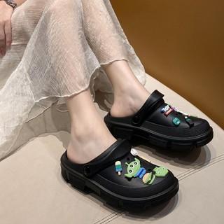 Dép sandal đế dày mềm mại siêu nhẹ chống mòn thời trang mùa hè dành cho nữ