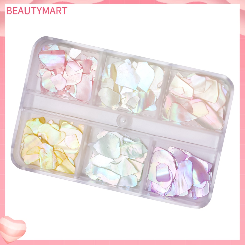 1 Hộp Vỏ Sò Lấp Lánh Trang Trí Móng Tay Nghệ Thuật