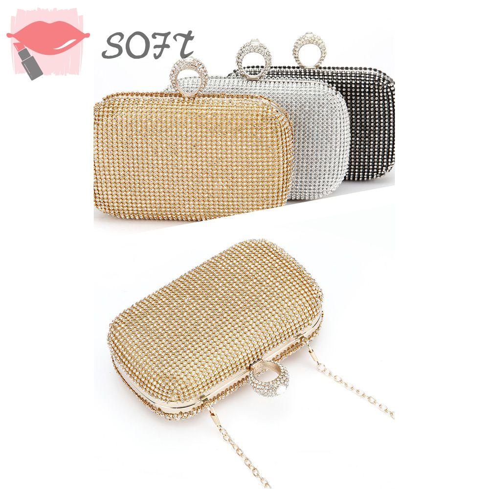 Ví Cầm Tay Nhỏ Màu Trơn Đựng Thẻ Tín Dụng / Tiền Dự Tiệc