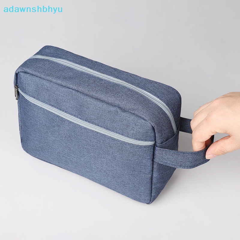 Túi Da Pu Đựng Mỹ Phẩm Kỹ Thuật Số Cỡ Lớn Chống Thấm Nước Tiện Dụng Mang Đi Du Lịch Cho Nam