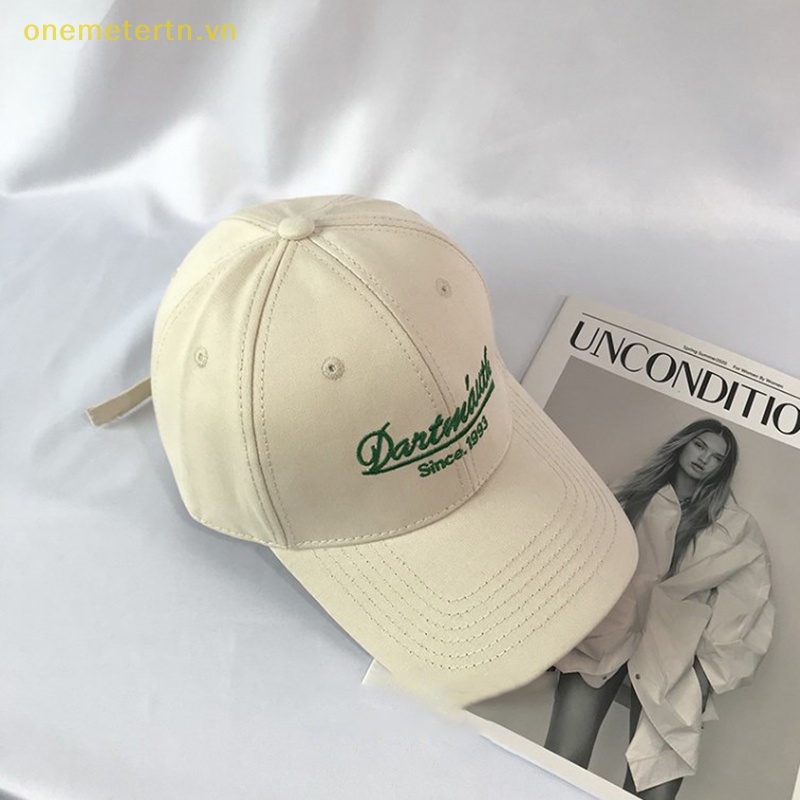 Mũ Lưỡi Trai Mềm Thêu Chữ Phong Cách Đường Phố Thời Trang Mùa Thu Cho Nam Và Nữ