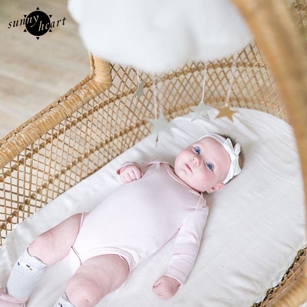 Đệm Ngồi Mềm Mại Hình Trăng Sao Trang Trí Phòng Bé