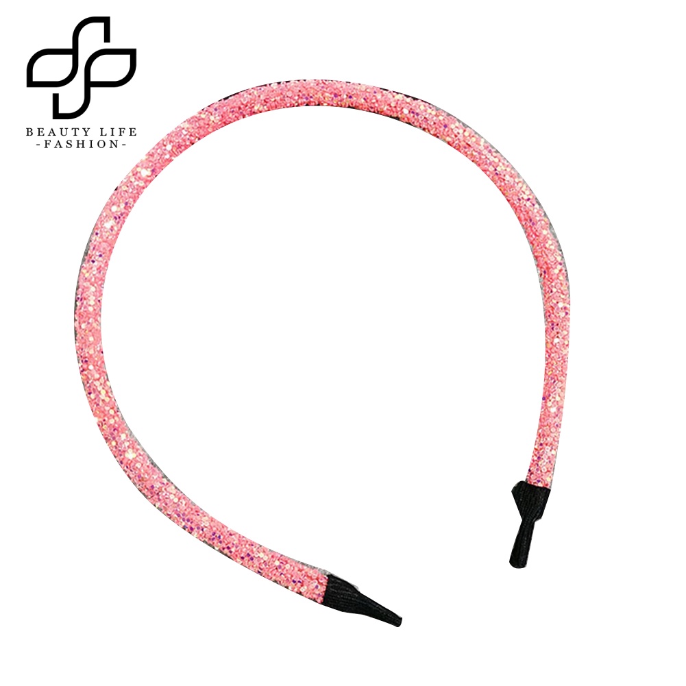 Băng Đô Cài Tóc Đính Kim Sa Lấp Lánh Thời Trang Cho Nữ