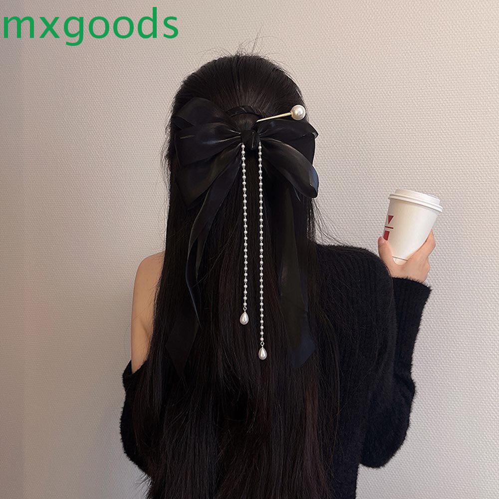 Trâm Cài Tóc Đính Nơ Ruy Băng Phong Cách Vintage Cho Cô Dâu