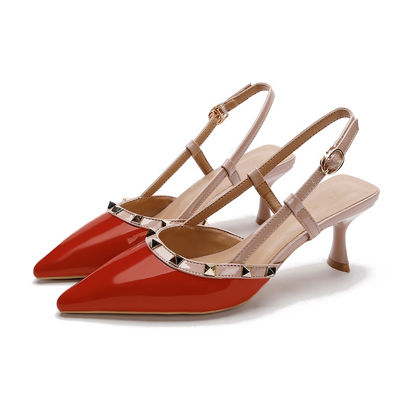 Sandal Cao Gót Mũi Nhọn Thiết Kế Mới Thời Trang 2023 Dành Cho Nữ