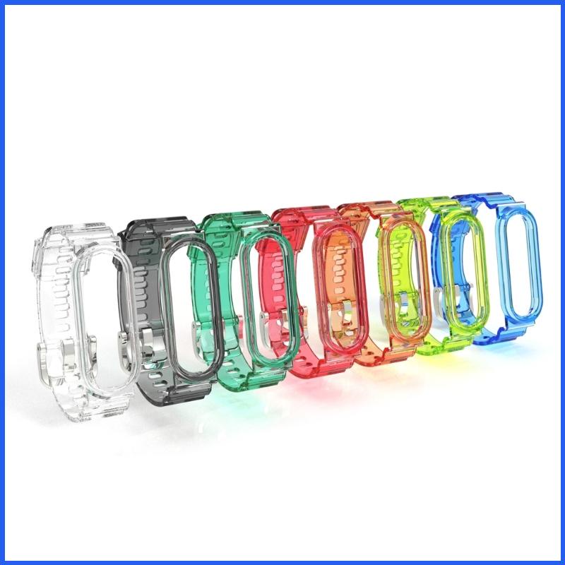 Dây Đeo Thay Thế Chất Liệu Silicon Màu Trơn Cho Mi Band 8