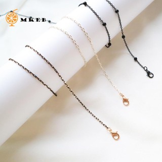 Chuỗi dây đeo giữ kính mắt bằng kim loại chống trượt thời trang dành cho cả nam và nữ
