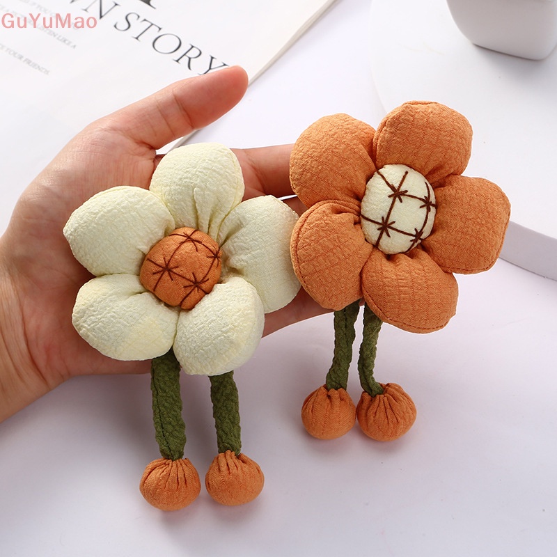 1 Túi Hoa Hướng Dương Bằng Vải Cotton Treo Trang Trí Xe Hơi DIY
