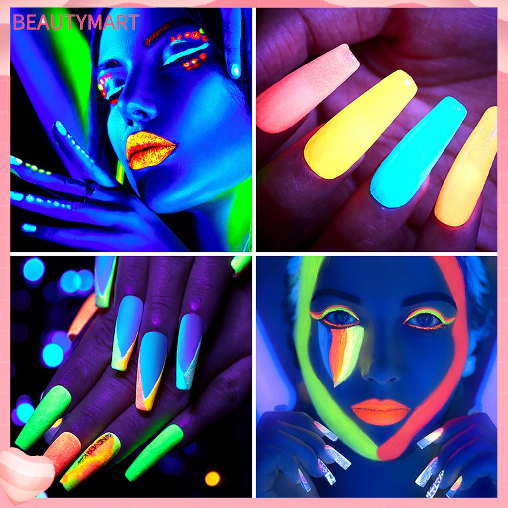 Bột Phosphor Dạ Quang Lâu Trôi Chuyên Dụng Trang Trí Móng