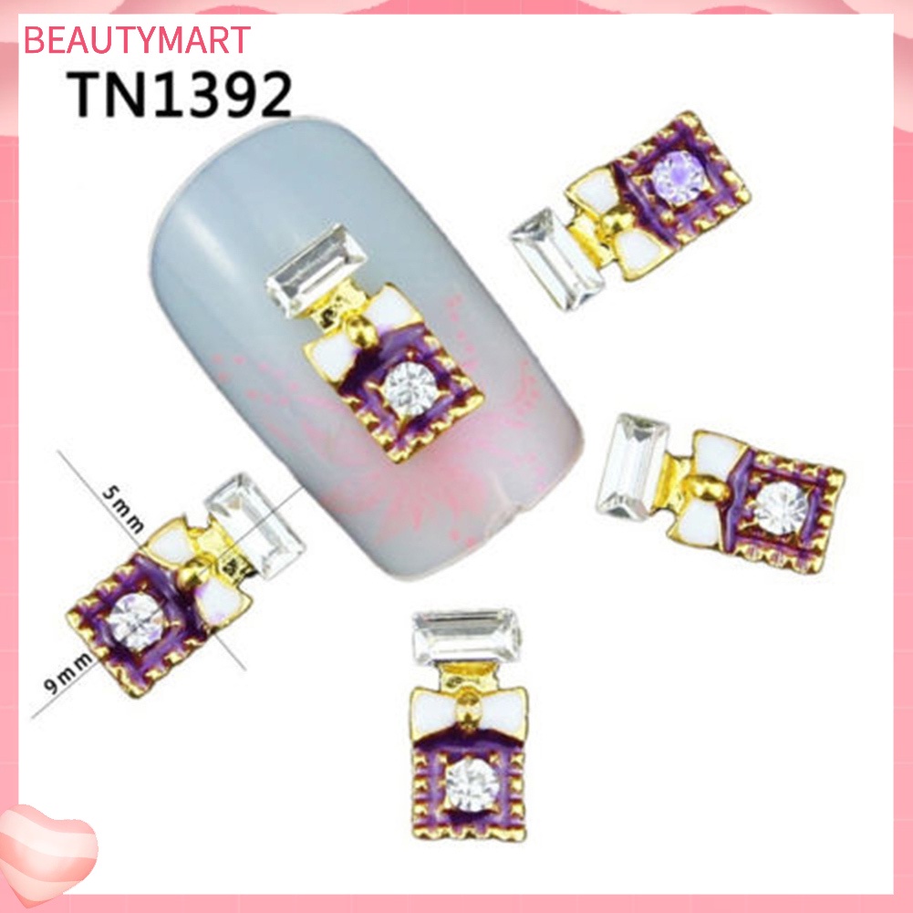 Set 10 Hạt Đá 3D Lấp Lánh Trang Trí Móng Tay Nghệ Thuật Thời Trang DIY