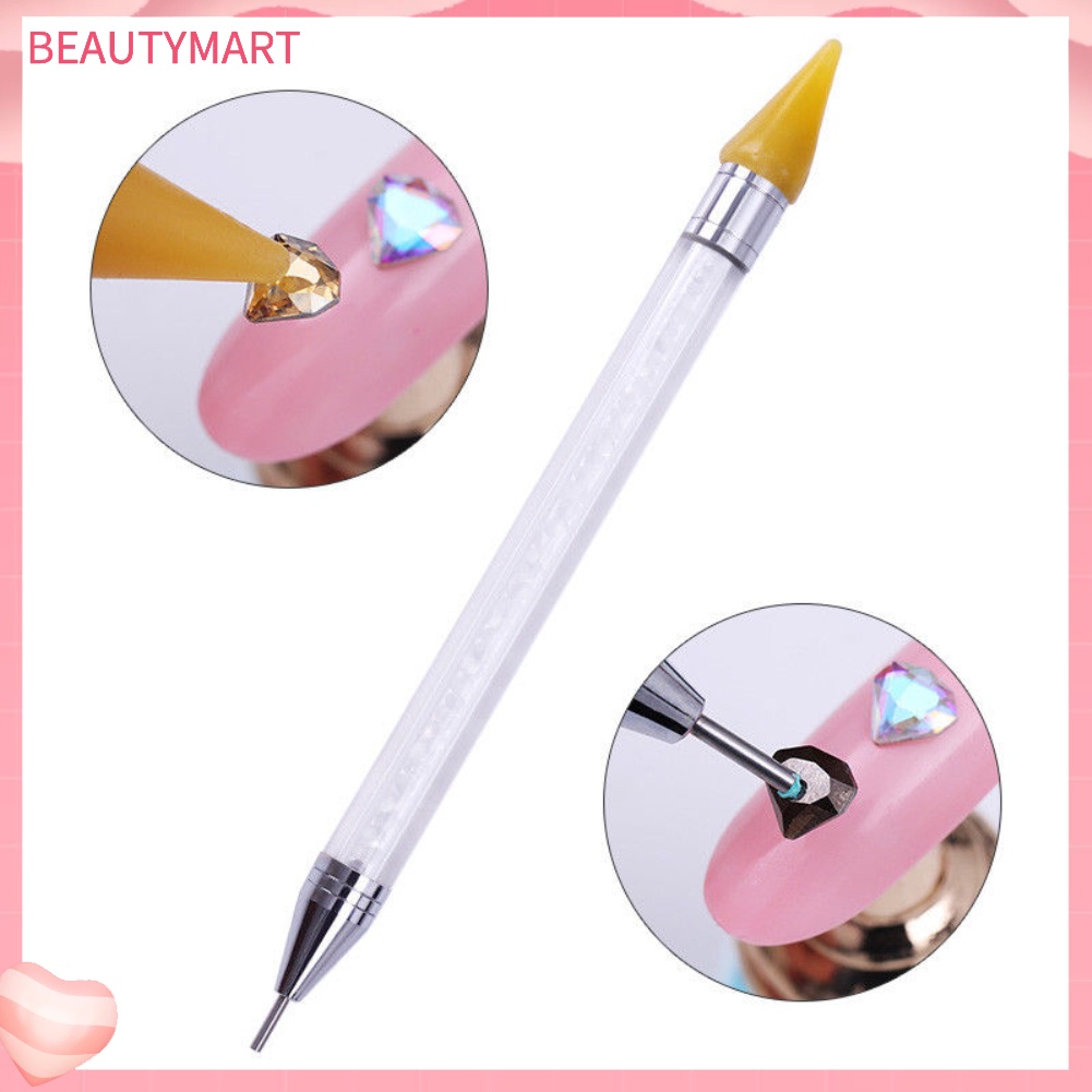 Bút Hai Đầu Đính Đá Trang Trí Móng Tay Nghệ Thuật