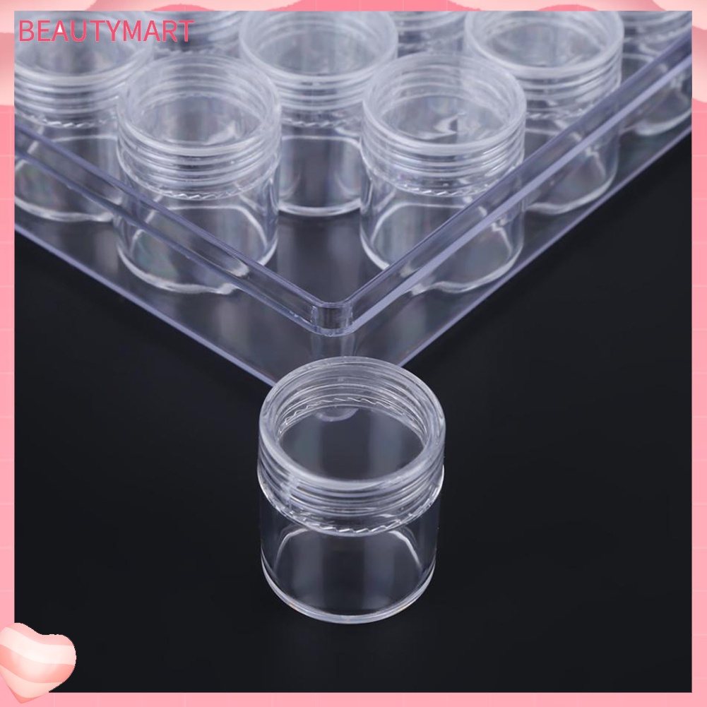 Set 30 Hộp Nhựa Trong Suốt Đựng Trang Sức / Móng Tay Tiện Dụng