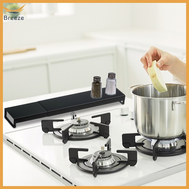 Giá Đựng Gia Vị Có Thể Điều Chỉnh Độ Dài 16.9-32 Inch Chống Rỉ Sét Tiện Dụng Cho Nhà Bếp