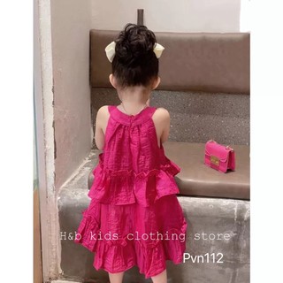 Váy tầng nhăn HB bé gái