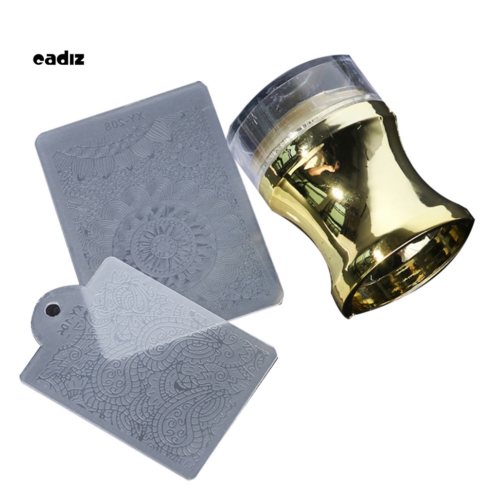 1 Bộ Con Dấu Trang Trí Móng Tay Nghệ Thuật Bằng ABS Chất Lượng Cao Nhiều Họa Tiết Khác Nhau Phong Cách Mới Dành Cho Gia Đình