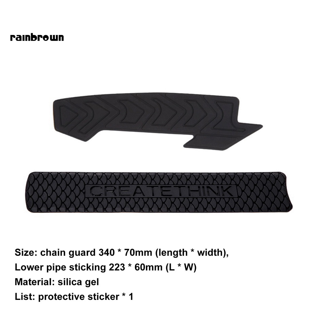 Miếng Đệm Silicon Bảo Vệ Khung Dây Xích Xe Đạp Chống Mài Mòn