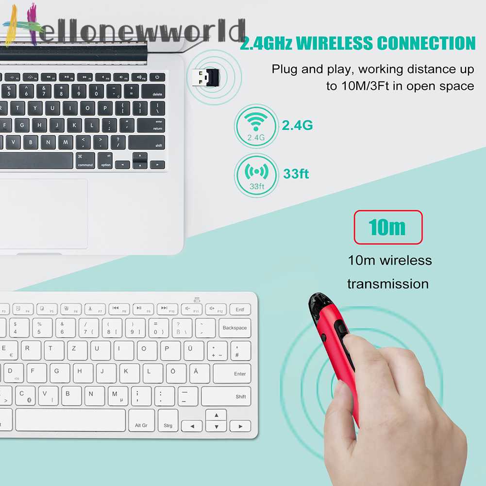 Chuột Quang Không Dây PR-A19 2.4GHz ĐầU CắM USB ChấT LượNg Cao Mi